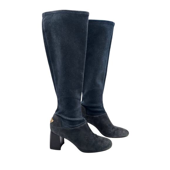 Tory Burch Sidney Suede Pull On Boot - Picture 1 of 10